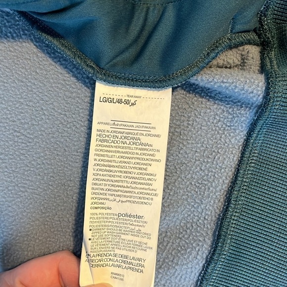 Under Armour Teal Full Zip Fleece Track Jacket EUC - Picture 10 of 11